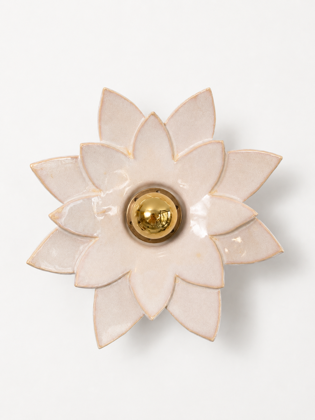 Applique DALHIA - Rose Sable