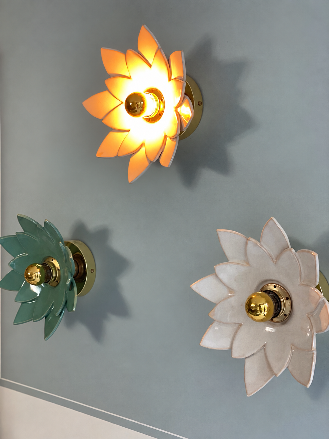Applique DAHLIA - Rose Sable