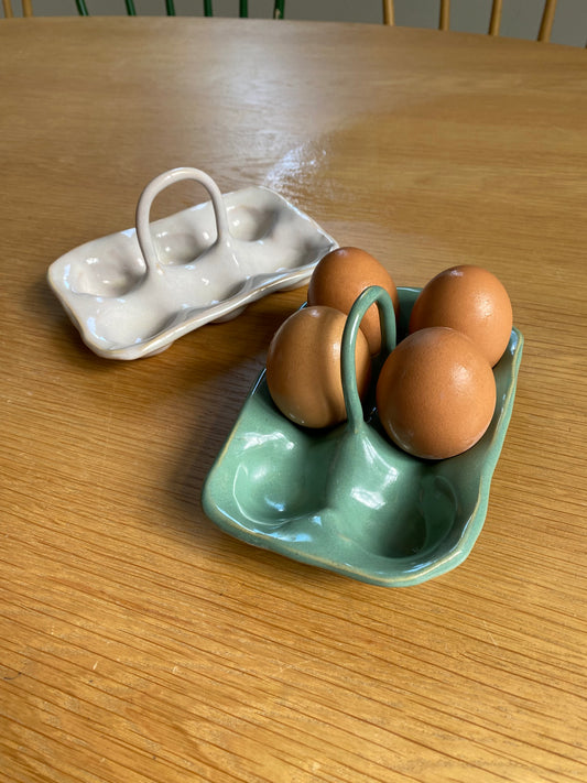 PORTE OEUF vert - 6 oeufs