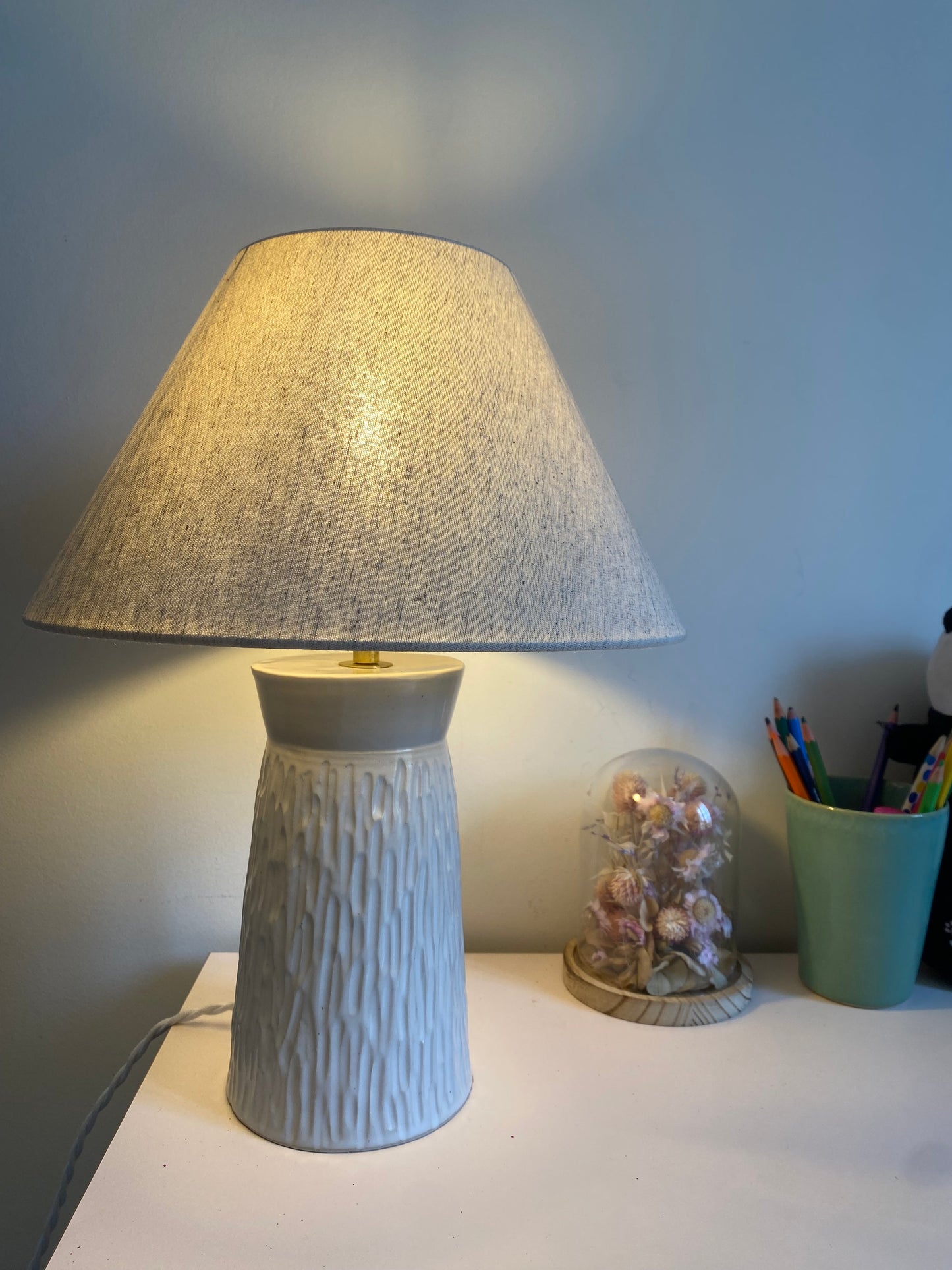 LAMPE à poser AMAYA - Blanc