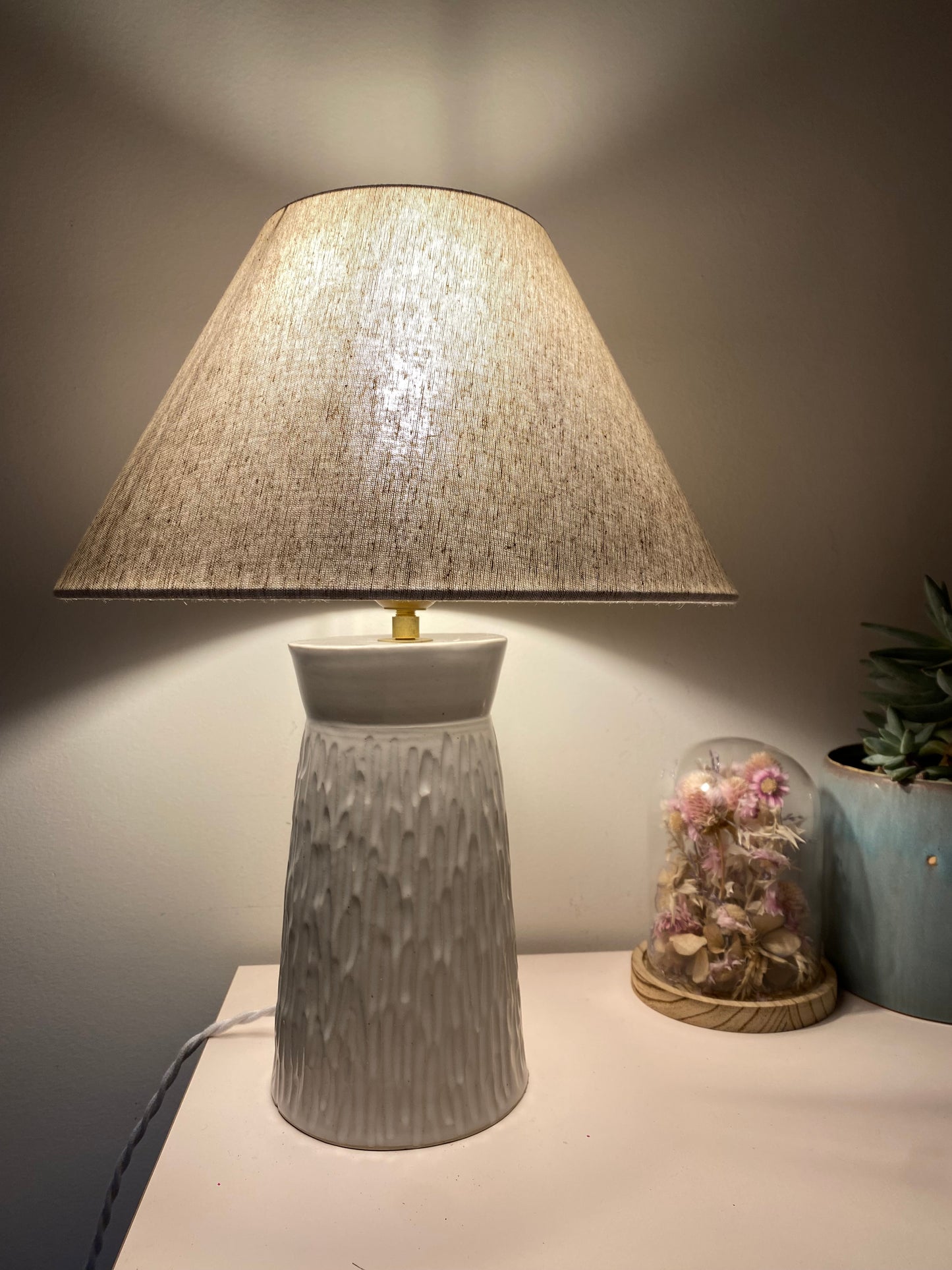 LAMPE à poser AMAYA - Blanc